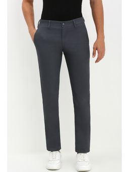 Allen Solly - Men Grey Ultra Slim Fit Casual Trousers