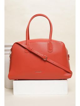 Allen Solly - Women Orange Formal Handbag with Detachable Strap