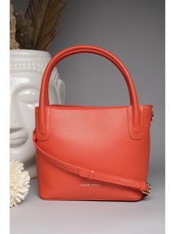 Allen Solly - Women Orange Casual Handbag with Detachable Strap