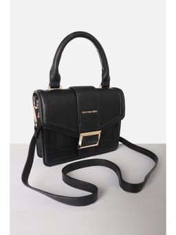 Van Heusen - Women Black Textured Casual Sling Bag