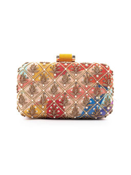 sugarcrush - Embroidered Multi-Color Clutch