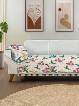 Urban Space - Bloomingdale Tassels Quilted Microfibre Sofa Cover