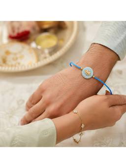 REENISAA - Lotus Grace and Tree of Life Handcrafted Designer Rakhi for Brother