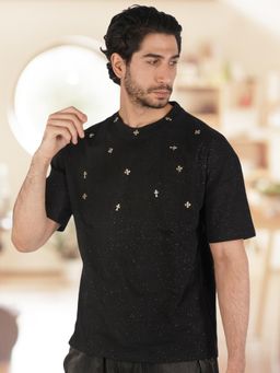 BOTABOCHI - Black Mens It's Time To Shine Half Sleeve T-Shirt