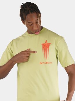 BOTABOCHI - Mens Glow Galaxy T-Shirt Half Sleeve T-Shirt