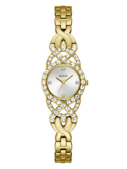 Guess - Adorn 23 mm Silver Dial Analog Women Watch- GW0682L2