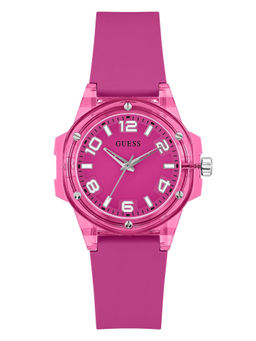 Guess - Mini Hype 34 mm Pink Dial Analog Women Watch- GW0880L4