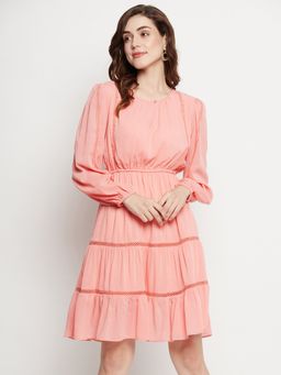 CAMLA - Women Peach Dress