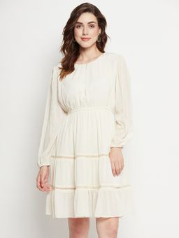 CAMLA - Women Off White Dress