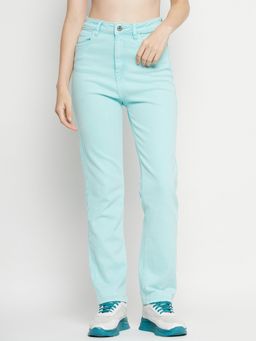 CAMLA - Women Aqua Blue Denim Jeans