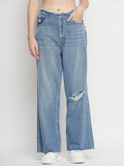 CAMLA - Women Blue Denim Jeans
