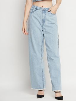 CAMLA - Women Blue Denim Jeans