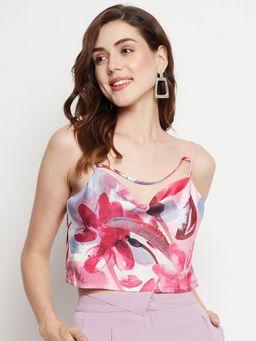 Madame - Women Pink Crop Top