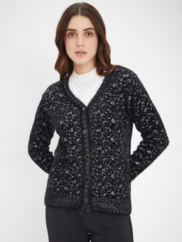 Madame - Women Black Cardigan