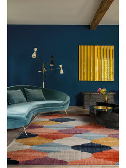 D'Decor Rugs - Ddecor Rugs Light Xanadu-90-Lo6 D-3X5 Feet Rug