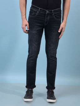 CRIMSOUNE CLUB - Men Grey Jeans