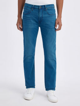 Pepe Jeans - Men Blue Straight Fit Mid Rise Structured Jeans