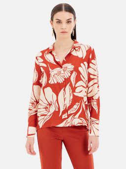 Kazo - Floral Printed Full Sleeves Shirt