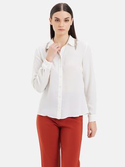 Kazo - Embellished Collared Full Sleeves Shirt