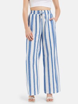 Kazo - Self-Textured Striped Soft Pants