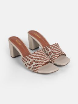 Mochi - Tan Synthetic Formal Sandals Heels