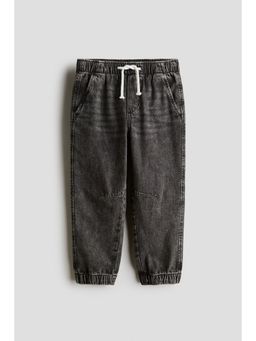 H&M - Boys Grey Cotton Denim Joggers
