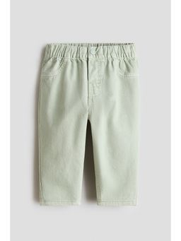 H&M - Girls Green Cotton Trousers