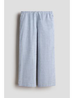H&M - Girls Blue Cotton Trousers