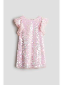 H&M - Girls Pink Sequined Dress