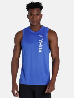 Puma - Fit Ultrabreathe Muscle Mens Blue Tank