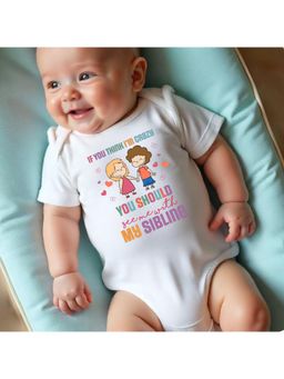 KNITROOT - It's A Sister Thing You Wouldn't Understand #Sistersquad Onesie - White