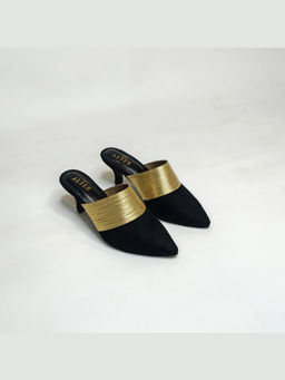 THE ALTER - Jane Suede Kitten Heel Mules