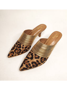 THE ALTER - Jane Suede Multi Colored Stiletto Heel Mules