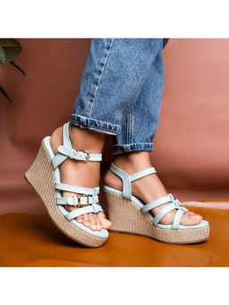 THE ALTER - Maria Blue Wedge Heels