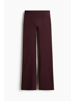 H&M - Women Maroon Sculptmove Flared Sports Leggings