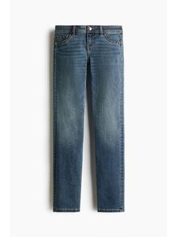 H&M - Women Blue Skinny Ultra Low Waist Ankle Jeans