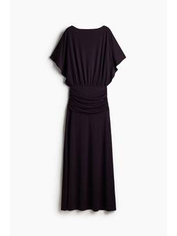 H&M - Women Purple Draped Maxi Dress