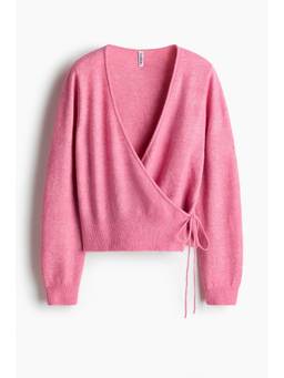 H&M - Women Pink Wrap Cardigan