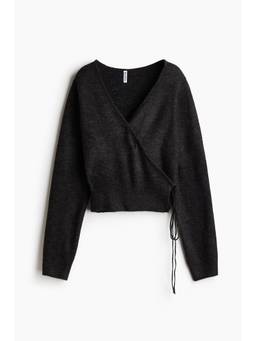 H&M - Women Grey Wrap Cardigan