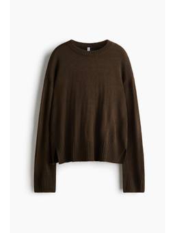 H&M - Women Brown Relaxed-Fit Jumper