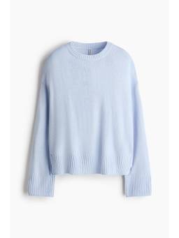 H&M - Women Blue Relaxed-Fit Jumper