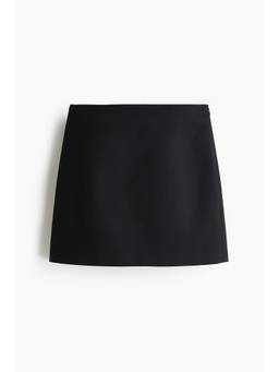 H&M - Women Black High-Waist Mini Skirt