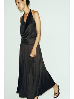 H&M - Women Black Halterneck Dress