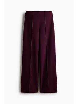 H&M - Women Red Crease-Front Trousers