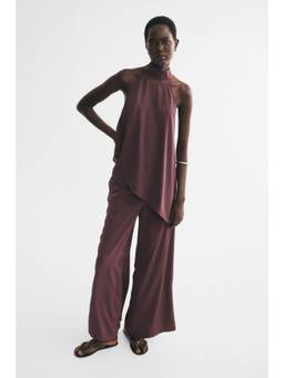 H&M - Women Mauve Wide Trousers