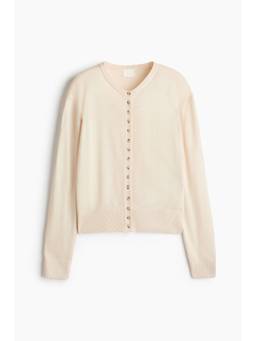 H&M - Women White Fine-Knit Cardigan