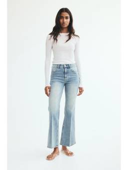 H&M - Women Blue Flared High Waist Jeans