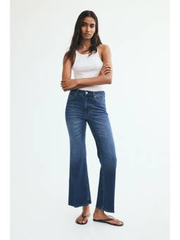 H&M - Women Blue Flared High Waist Jeans