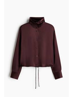 H&M - Women Red Satin Shirt