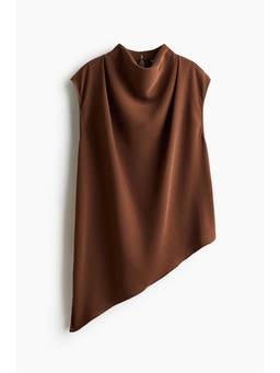 H&M - Women Brown Asymmetric Top